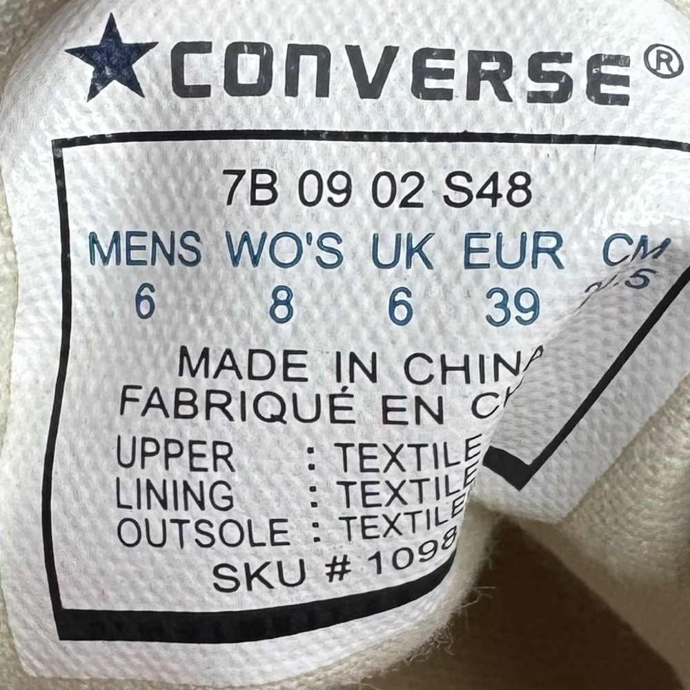 Converse Chuck Taylor All Star Brown Striped Midsole Neon Orange Laces Womens 8 - Picture 3 of 8